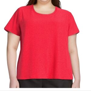 Athletic Works. Women's Red Short Sleeve T-Shirt. Size XXL. NWT.